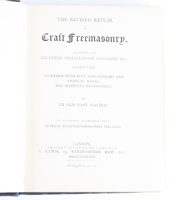 Lot 1022 - Preston, William: Illustrations Of Masonry,...