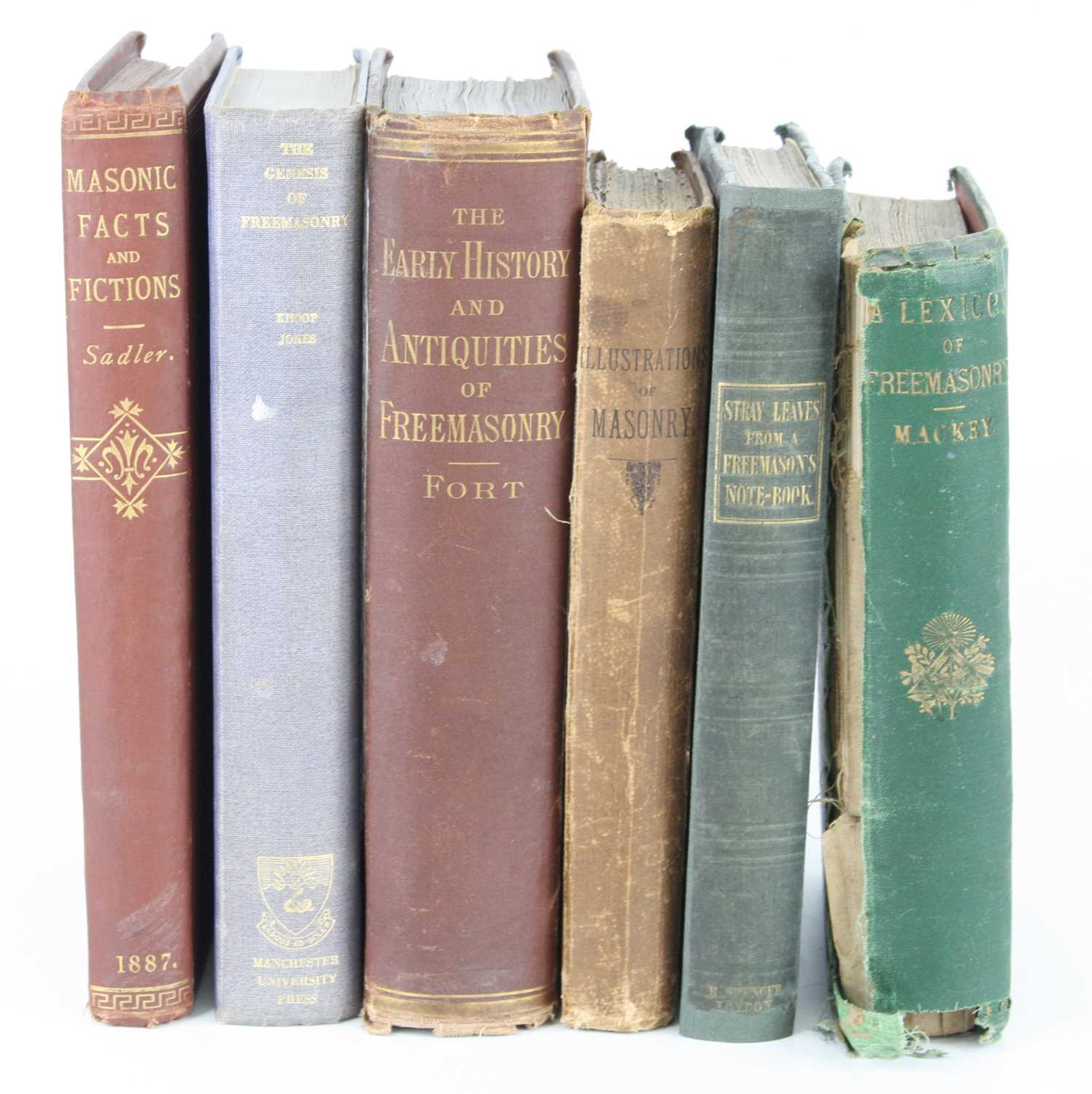 Lot 1020 - Freemasonry, a collection of volumes to...