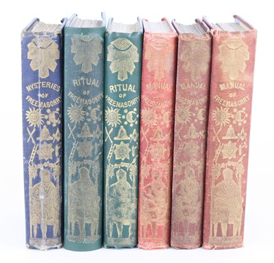 Lot 1020 - Freemasonry, a collection of volumes to...