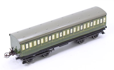 Lot 185 - 1935-41 Hornby No.2 passenger coach 1st/3rd...