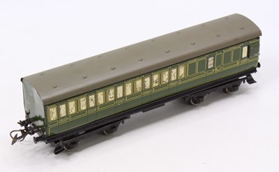 Lot 186 - 1935-41 Hornby No.2 passenger coach br/3rd...