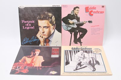 Lot 588 - Eddie Cochran, a collection of seven 12” LPs...