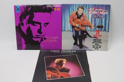 Lot 588 - Eddie Cochran, a collection of seven 12” LPs...