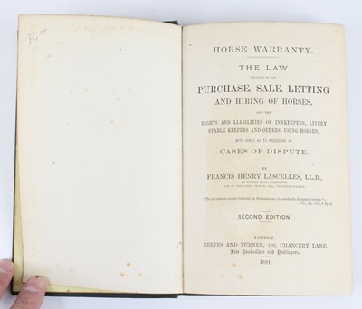 Lot 1004 - Horse Management, a collection of six volumes...