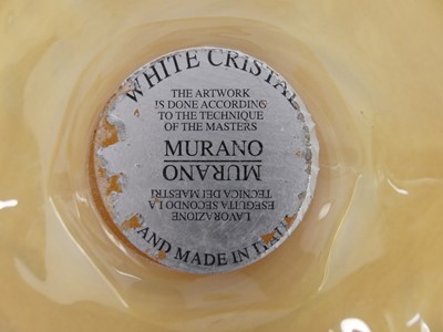 Lot 75 - A Lavorazione Arte Murano art glass bowl, in...