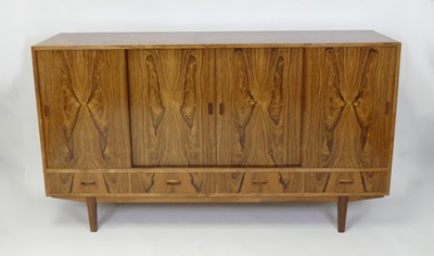 Lot 328 - A 1960s Danish rosewood Megalith sideboard,...
