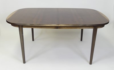 Lot 329 - A 1960s Danish rosewood extending dining table,...
