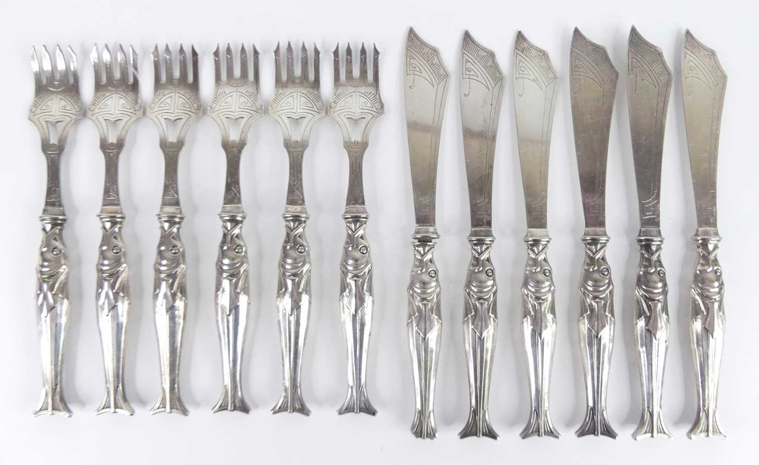 Lot 95 - A six-place setting collection of continental...