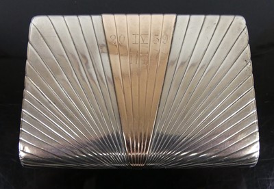 Lot 89 - A probably Russian Art Deco silver and...
