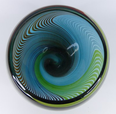 Lot 74 - A Murano art glass vase, having cased trailing...