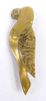 Lot 123 - Lea Stein - a plastic parrot brooch, of...