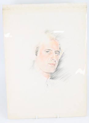 Lot 502 - A portrait of Steve Harley, pencil sketch on...