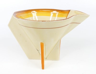 Lot 19 - A 1930s Clarice Cliff banded Bizarre conical...