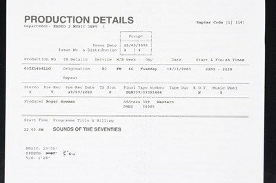 Lot 513 - Steve Harley: Sounds of the 70's, a large...