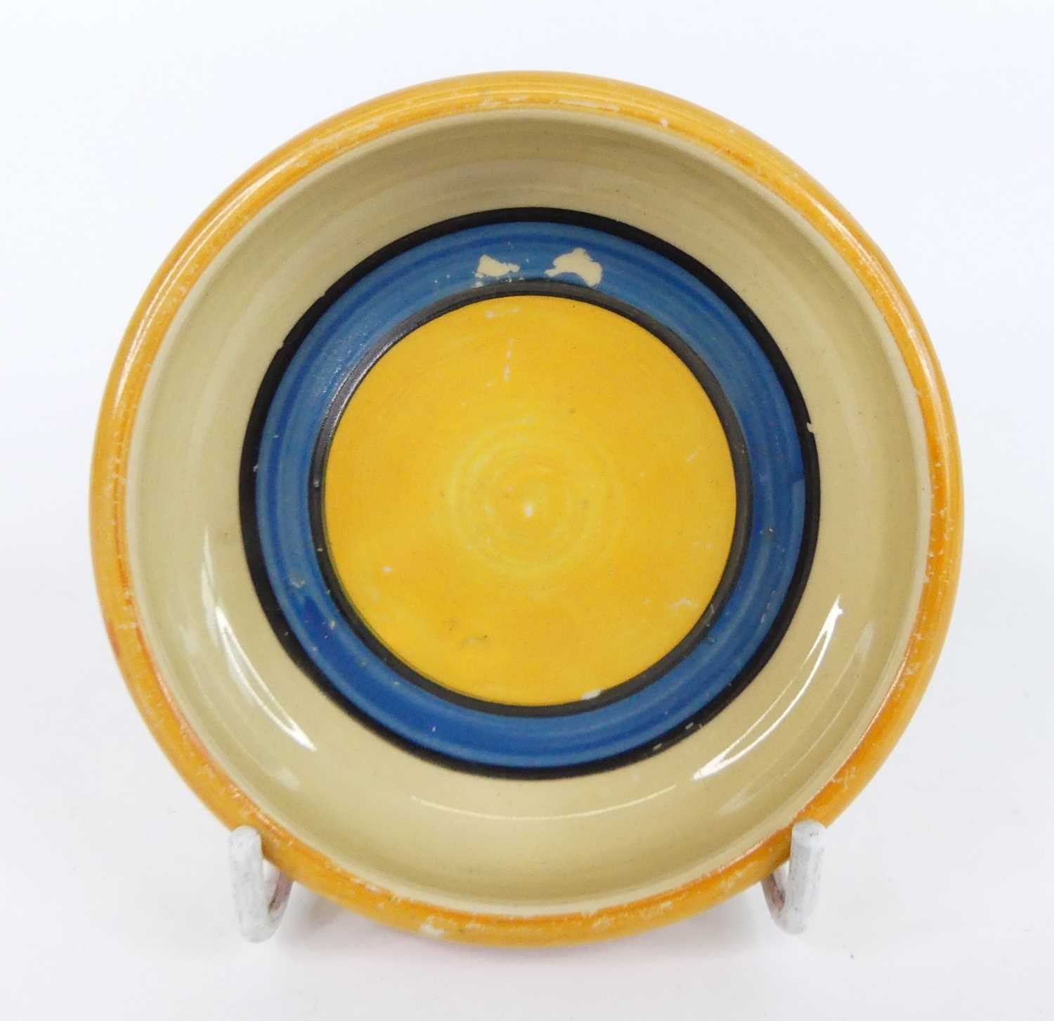 Lot 17 - A 1930s Clarice Cliff banded Bizarre pottery...