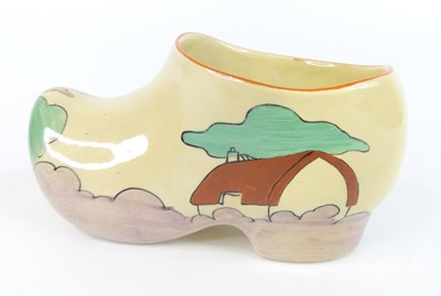 Lot 27 - A 1930s Clarice Cliff Red Roof Cottage pattern...