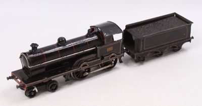 Lot 130 - Bing for Bassett-Lowke 0-gauge 4-4-0 clockwork...