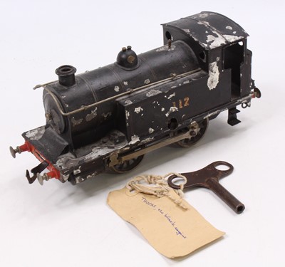 Lot 287 - Bing for Bassett-Lowke Gauge 1 clockwork 0-4-0...