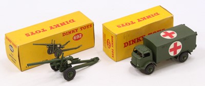 Lot 1435 - A Dinky Toys groups of two models, to include...