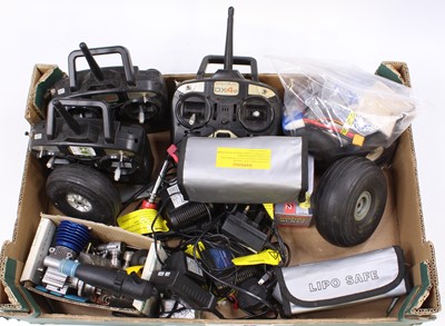 Lot 62 - Tray containing large quantity of radio...