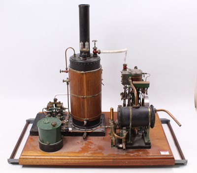 Lot 28 - A very well engineered gas powered live steam...