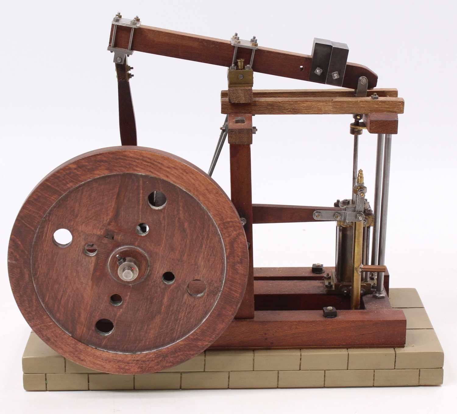 Lot 28 - A very well-engineered wooden and base metal...