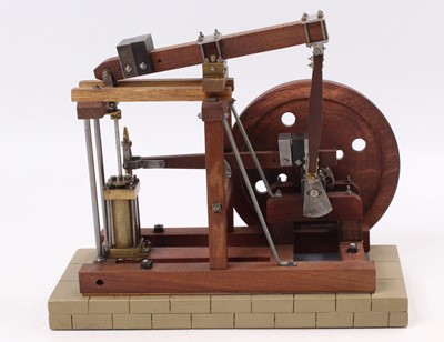 Lot 28 - A very well-engineered wooden and base metal...