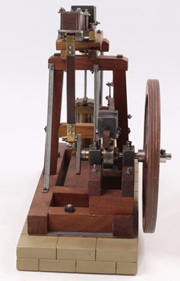 Lot 28 - A very well-engineered wooden and base metal...