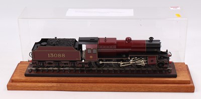 Lot 100 - 0-gauge LMS Hughes ‘crab’ 2-6-0 loco & tender...