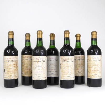 Lot 1055 - Clos du Monastere 1964 Graves, 7 bottles