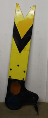 Lot 47 - BR/SR distant signal arm in ex railway...