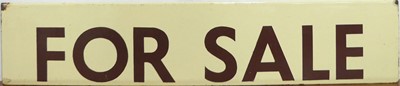 Lot 163 - An enamel on metal signed titled 'For Sale',...
