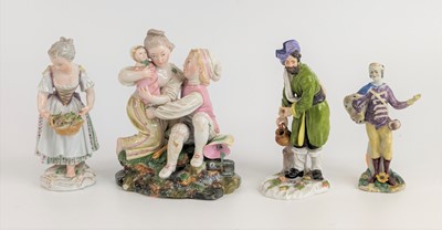 Lot 2068 - A Meissen 'Cries of St Petersburg' porcelain...