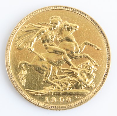 Lot 3002 - Great Britain, 1900 gold full sovereign,...