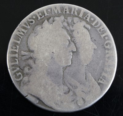 Lot 3026 - Great Britain, 1689 half crown, William and...