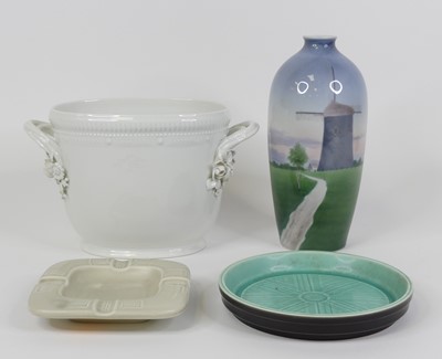 Lot 25 - A Royal Copenhagen porcelain jardiniere,...