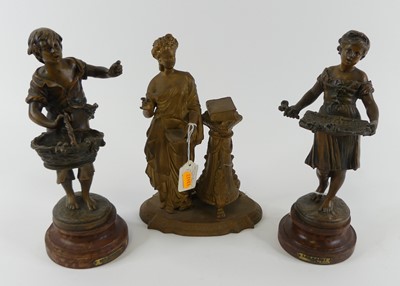 Lot 49 - After Moreau, a pair of early 20th century...
