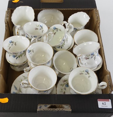 Lot 62 - A Royal Albert part tea service in the...
