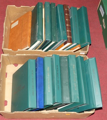 Lot 161 - A large collection of albums containing first...