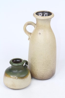 Lot 181 - A West German Scheurich-Keramik mottled brown...