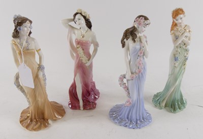 Lot 115 - A collection of four Coalport The Spirit of...
