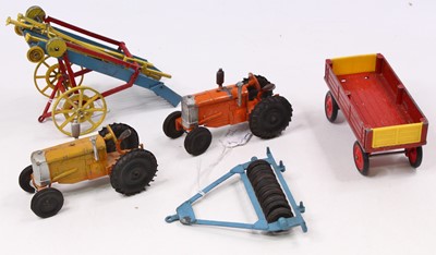Lot 2146 - A Crescent Toys loose and playworn group of...