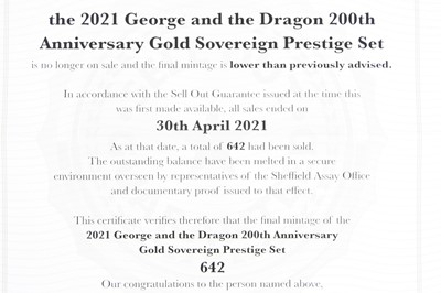Lot 3170 - Hattons of London, The 2021 George and the...