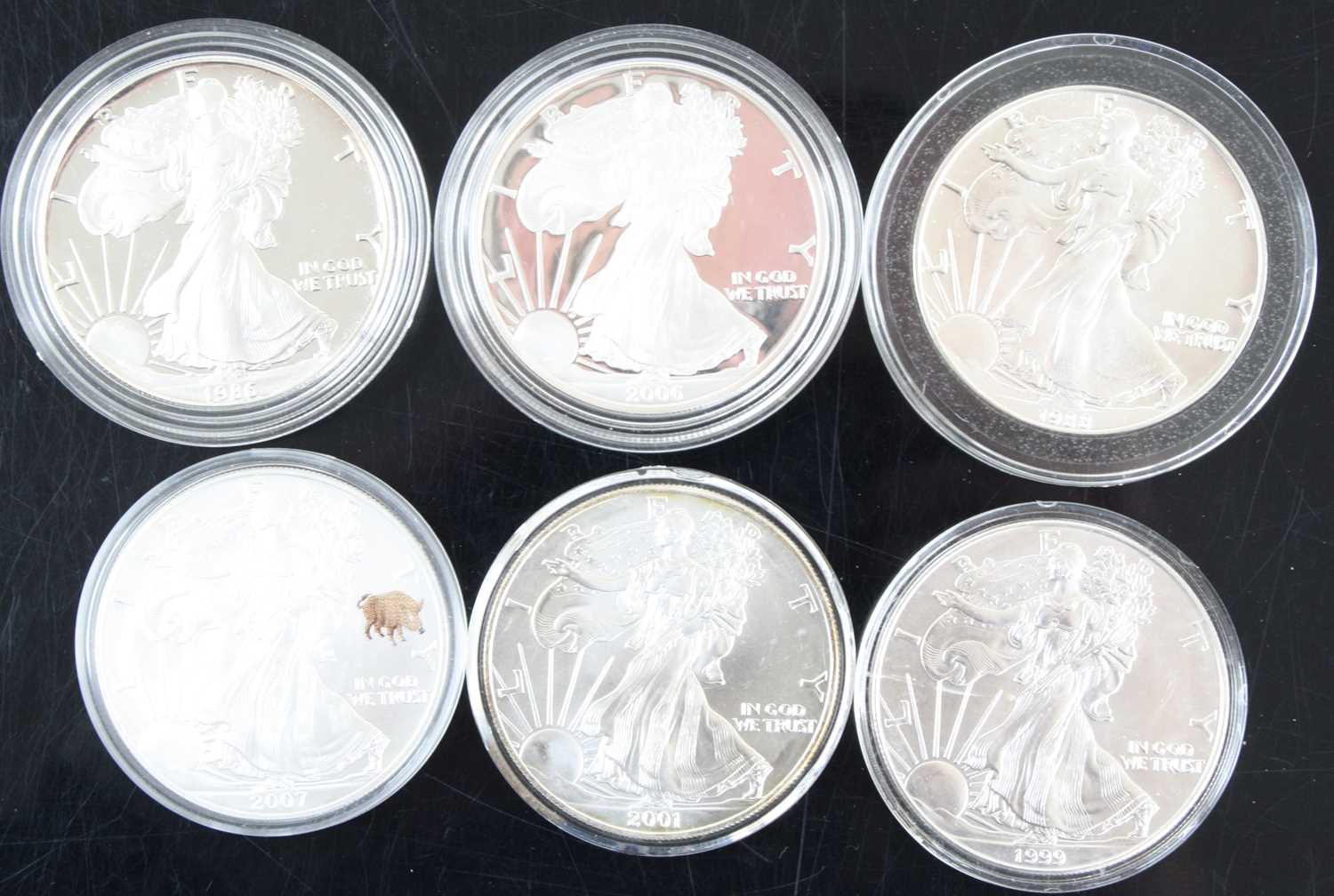 Lot 3037 - United States of America, a collection of six...