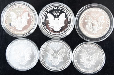 Lot 3037 - United States of America, a collection of six...