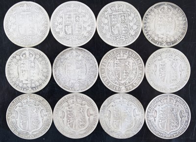 Lot 3061 - Great Britain, 1877 half crown, Victoria young...