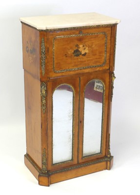 Lot 2489 - A late 19th century satinwood and marquetry...