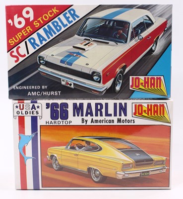 Lot 2055 - Jo-Han 1.25 scale, C3666 1966 Rambler Marlin &...