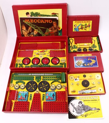 Lot 1989 - Meccano group of three German issue boxed...