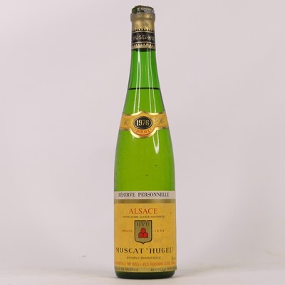 Lot 1273 - Hugel Muscat, 1976, Alsace, eight bottles